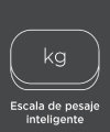 Smart weighing scale option icon.