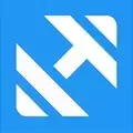 Sugarwod logo with a white arrow facing upper right and a white arrow head facing lower left.