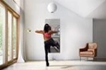 Icon of a woman watching high-quality workout videos with Qaio Flex Fitness Mirror TV.