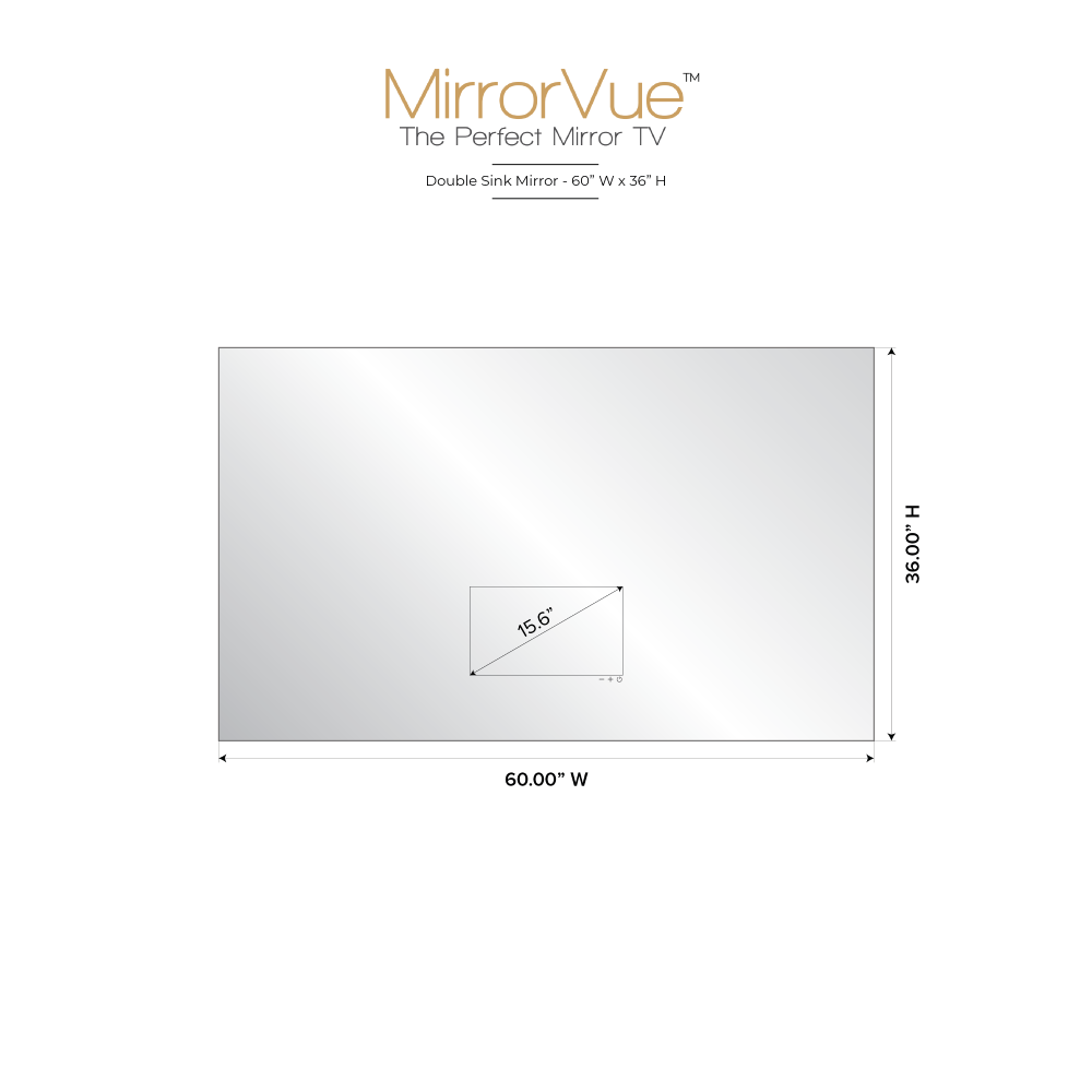 60″ W x 36″ H