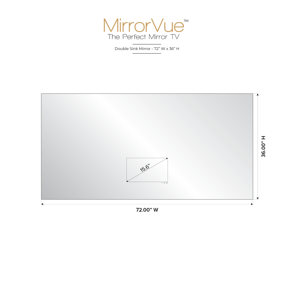 72″ W x 36″ H