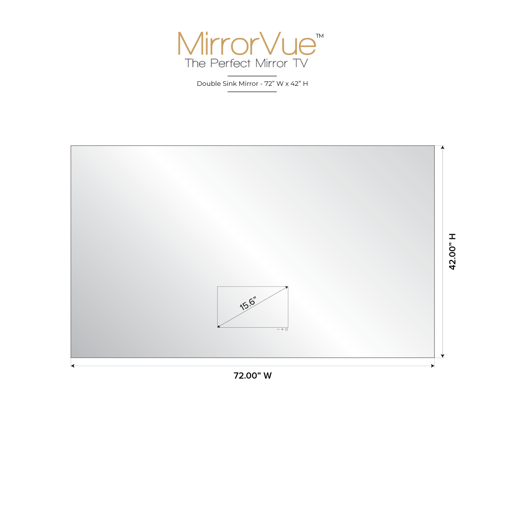 72″ W x 42″ H