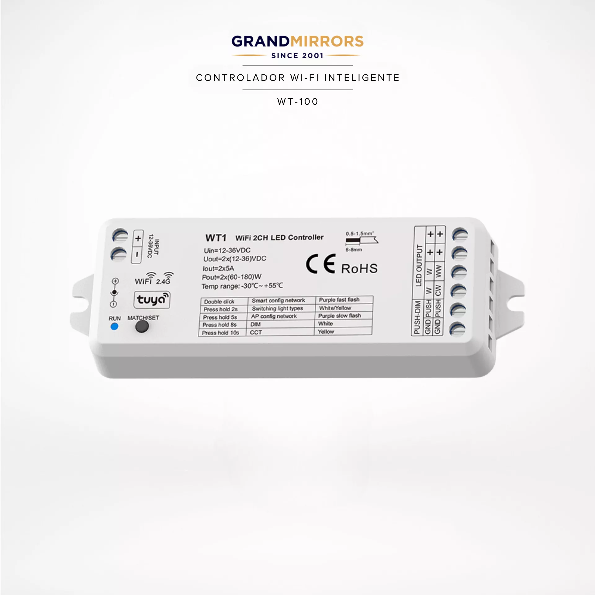 Controlador Wi-Fi inteligente