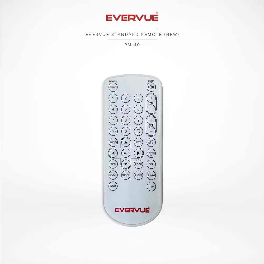 Mando a distancia estándar Evervue (RM-40)