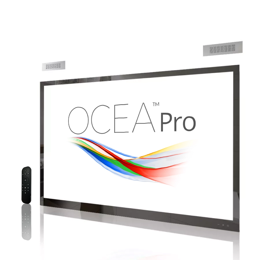 con bocinas externas (sin barra de sonido)