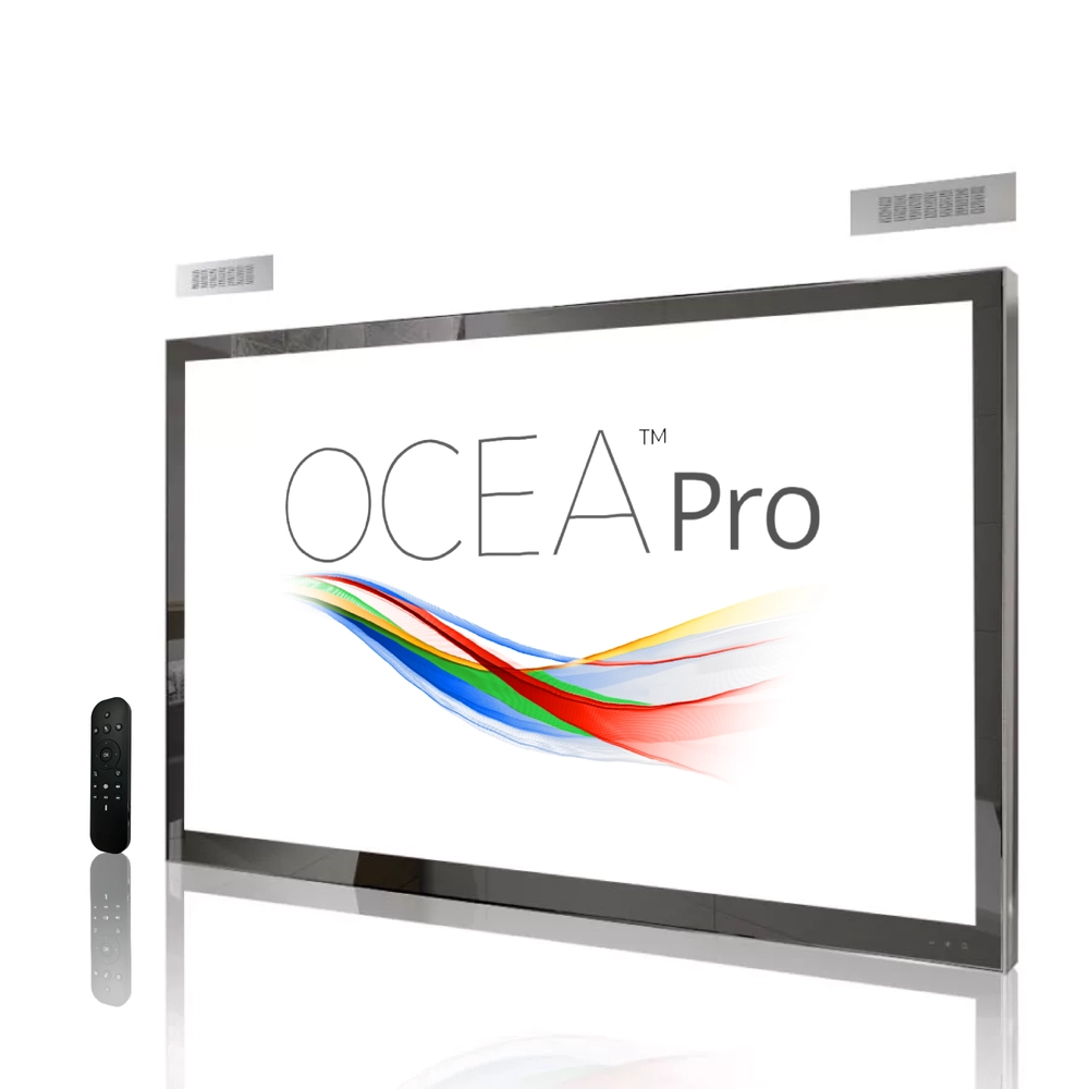 con bocinas externas (sin barra de sonido)