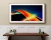 Thumbnail of elegant design featuring an abstract digital art piece displays on a smart TV.