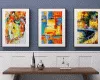 Preview of elegant home decor with diverse selection of artworks display on a smart TV to suit your mood.